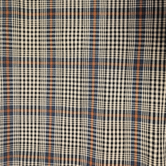 Lulus Checked and Stylish Tan Plaid High-Waisted Wide-Leg Pants size XL NWOT - Picture 3 of 7